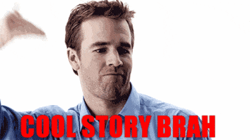 fake interest cool story bro GIF