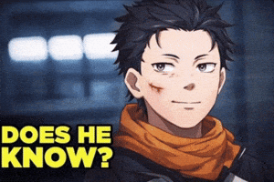 Does He Know Re Zero GIF