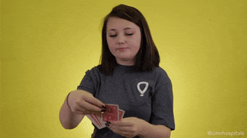 Poker Face Teen GIF by Children's Miracle Network Hospitals
