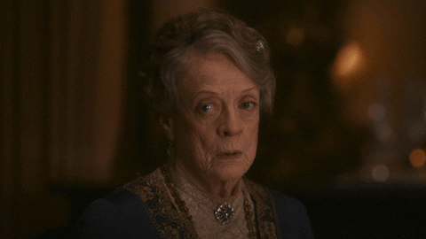 Here We Go Violet Crawley GIF by Downton Abbey - Find & Share on GIPHY