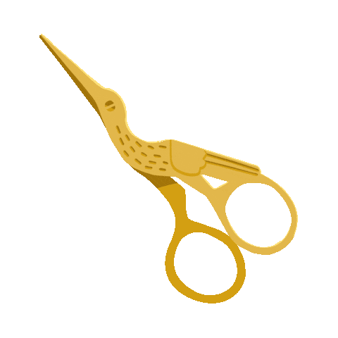 Cutting Arts And Crafts Sticker by Erstwilder