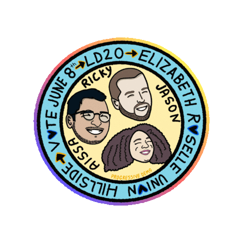 LD- 20 Progressives Democrats Sticker