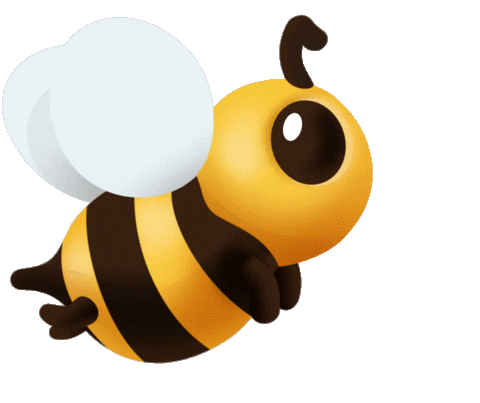 Bee Sticker by 8YARDS for iOS & Android | GIPHY