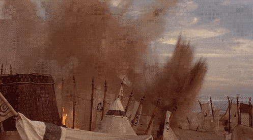the adventures of baron munchausen explosion GIF - the adventures of baron munchausen explosion GIF