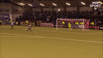 Goalkeeper Penalty Save GIF by Cliftonville Football Club