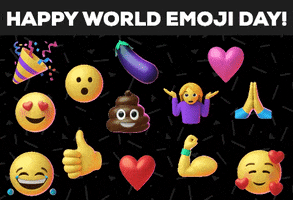 World Emoji Day Funny Holiday GIF by GIFiday