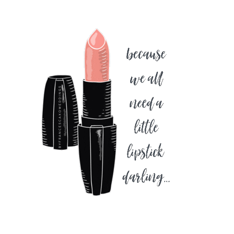 Lipstick Sticker by byfrancescaxoweddings