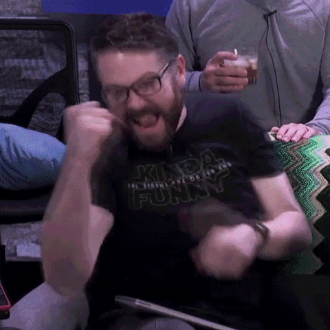 Celebrate Oh Yeah GIF by Kinda Funny