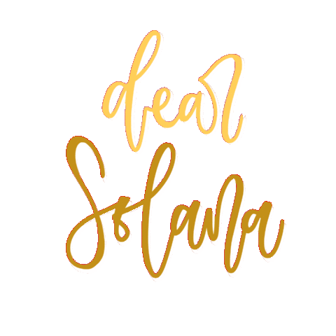 Dearsolana Sticker