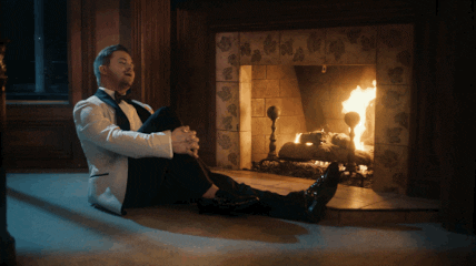 Red Sky Fireplace GIF by Hunter Hayes - Find & Share on GIPHY
