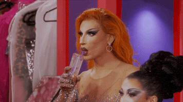 Rupauls Drag Race Sipping Drink GIF by DD Fuego