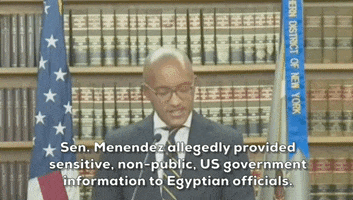 Bob Menendez Indictment GIF by GIPHY News