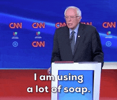 Bernie Sanders Wash Your Hands GIF by GIPHY News