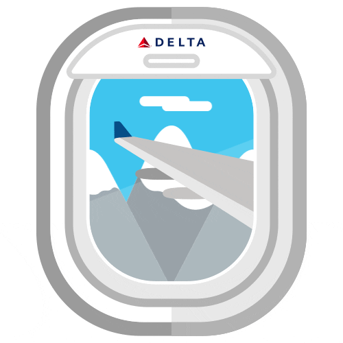 Travel Window GIF by Delta Air Lines