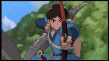 Princess Mononoke Fighting GIF
