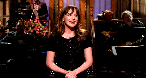 Dakota Johnson Television GIF by Saturday Night Live - Find & Share on GIPHY