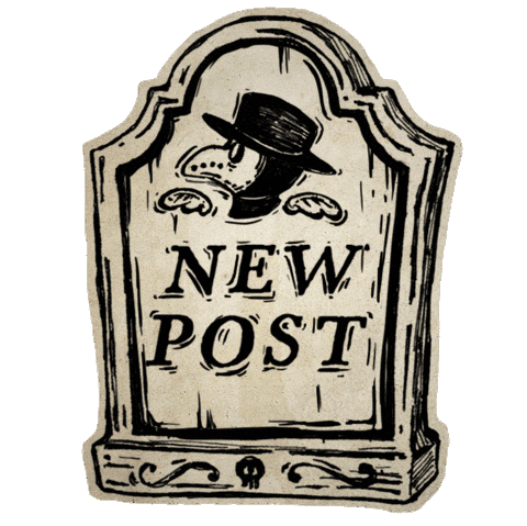 Halloween New Post Sticker