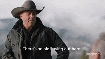 Saying Kevin Costner GIF by PeacockTV