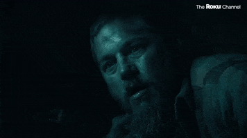 Scared Travis Fimmel GIF by The Roku Channel