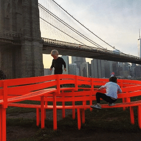 brooklyn bridge park please touch the art GIF by Public Art Fund