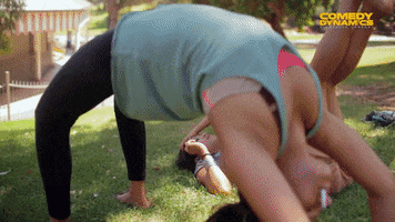 stoned yoga GIF by Comedy Dynamics