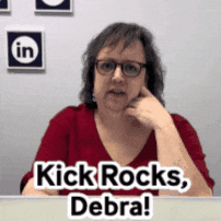 Go Away Office GIF by Caryn Terradas