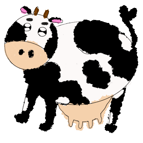 Milk Cow Sticker by Tomboy