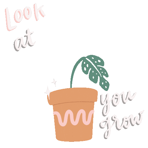 Grow Growing Up Sticker