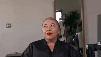 pink hair GIF by HelloGiggles
