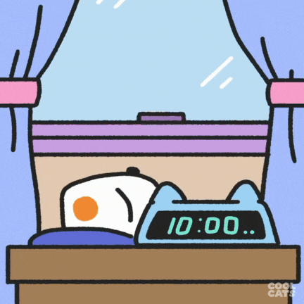 Tired Wake Up GIF by Cool Cats