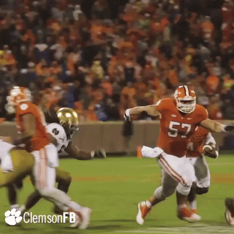 College Football Fire GIF by Clemson Tigers