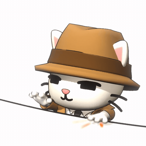 Cat Waiting GIF