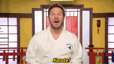 karate chop gif