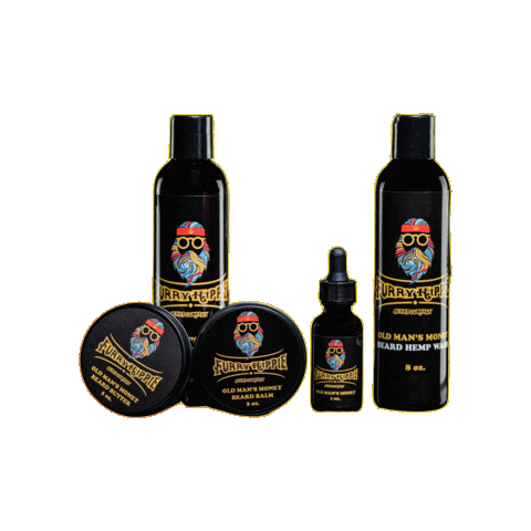 Furry Hippie Beard Company Sticker