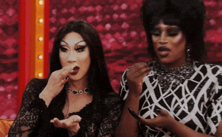 Drag Race Eating GIF by Pretty Dudes