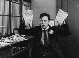 buster keaton yay i get to remake this gif GIF by Maudit