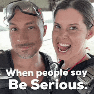 Silly Couple Seriously GIF by TahKole Bio Integration