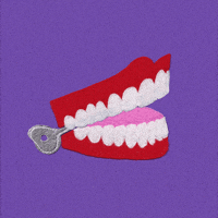 Teeth Mouth GIF by alimacdoodle