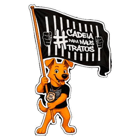 Bruno Lima Causa Animal Sticker by Delegado Bruno Lima