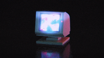 Glow Vintage Tech GIF by davidvnun