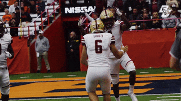 Excited College Football GIF by Boston College Athletics