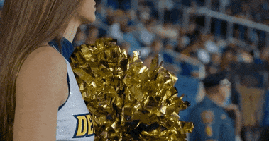 Football Cheerleader GIF by Delaware Blue Hens