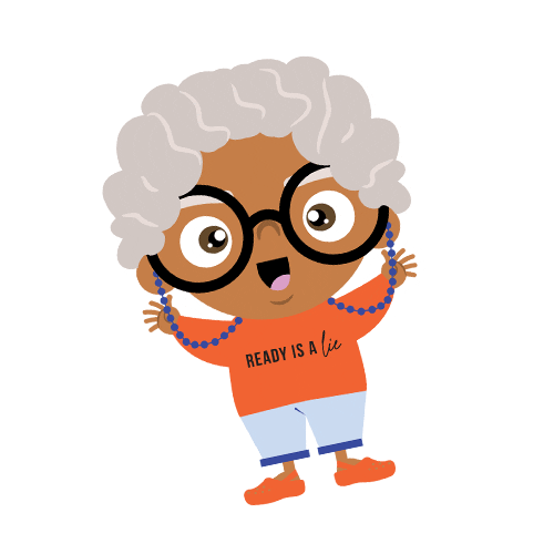 Angielee Babygrandma Sticker by Glittle Wonderland