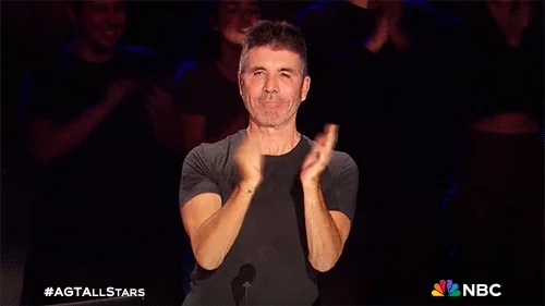 Simon Cowell Thumbs Up GIF by America's Got Talent
