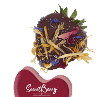 Chocolate Box Strawberry Sticker by Secretberry