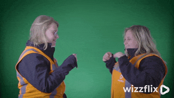 Wizzflix_ cool green boxing box GIF