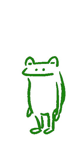New Post Frog Sticker by いしだよりこ