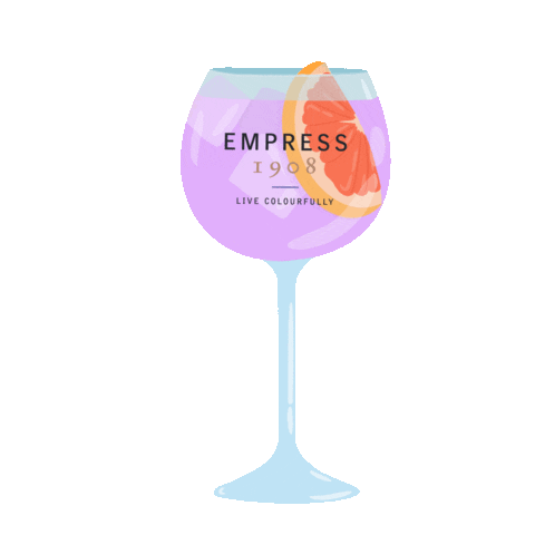 Party Drink Sticker by Empress Gin