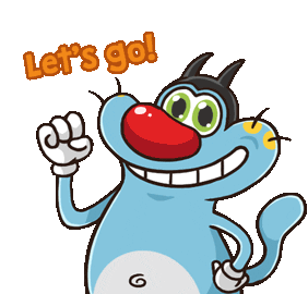 Lets Go Sticker By Oggy And The Cockroaches For Ios Android Giphy Lets Go Sticker By Oggy And The Cockroaches For Ios Android Giphy