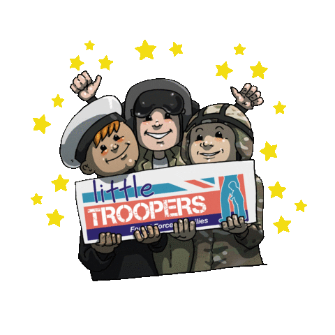 Little Troopers Sticker